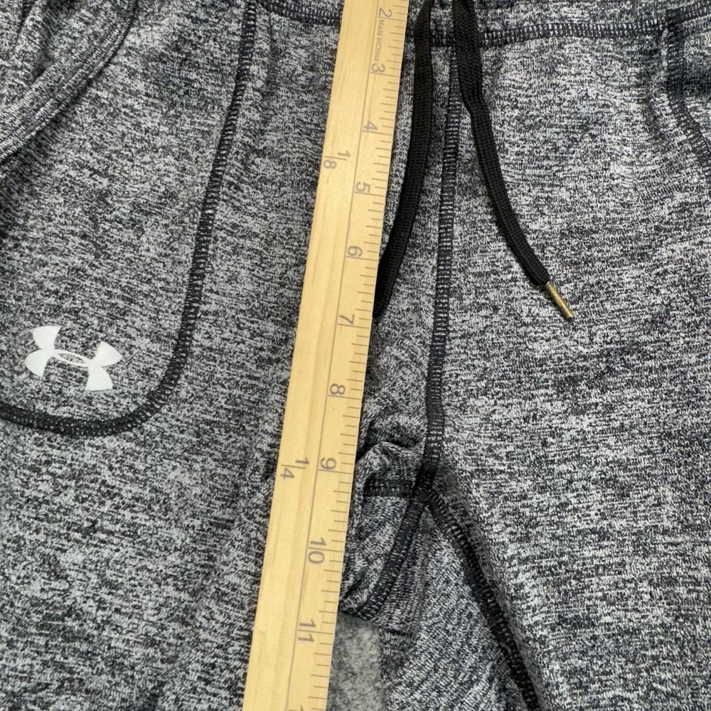 Under Armour Joggers Men's Small Gray Black Elastic Waist High Rise Loose Fit - Picture 5 of 10